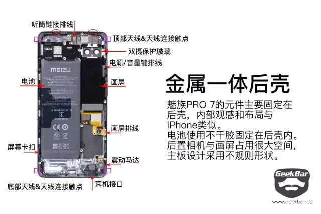 金属バックカバー