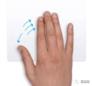 親指と薬指、中指、人差し指を離す