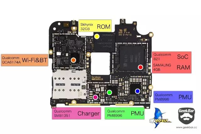 マザーボードの部品配置