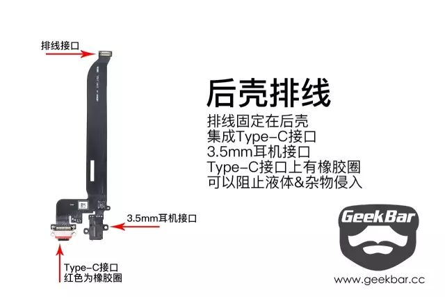 バックカバー配線