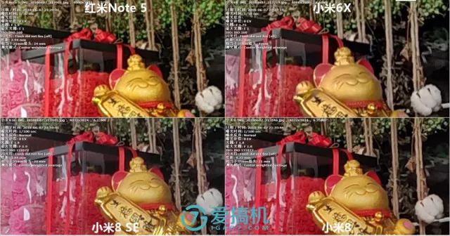 照明のある写真比較