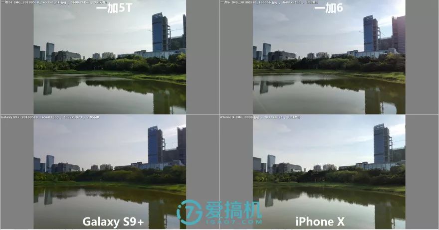 ズーム機能の写真比較