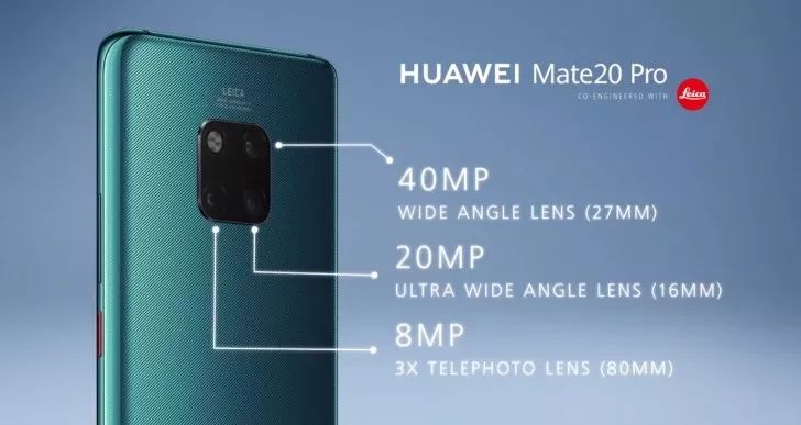 Mate20　トリプルカメラ