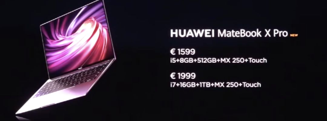 HUAWEI MateBook X Pro