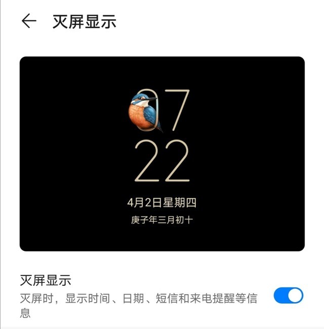 カワセミAOD表示